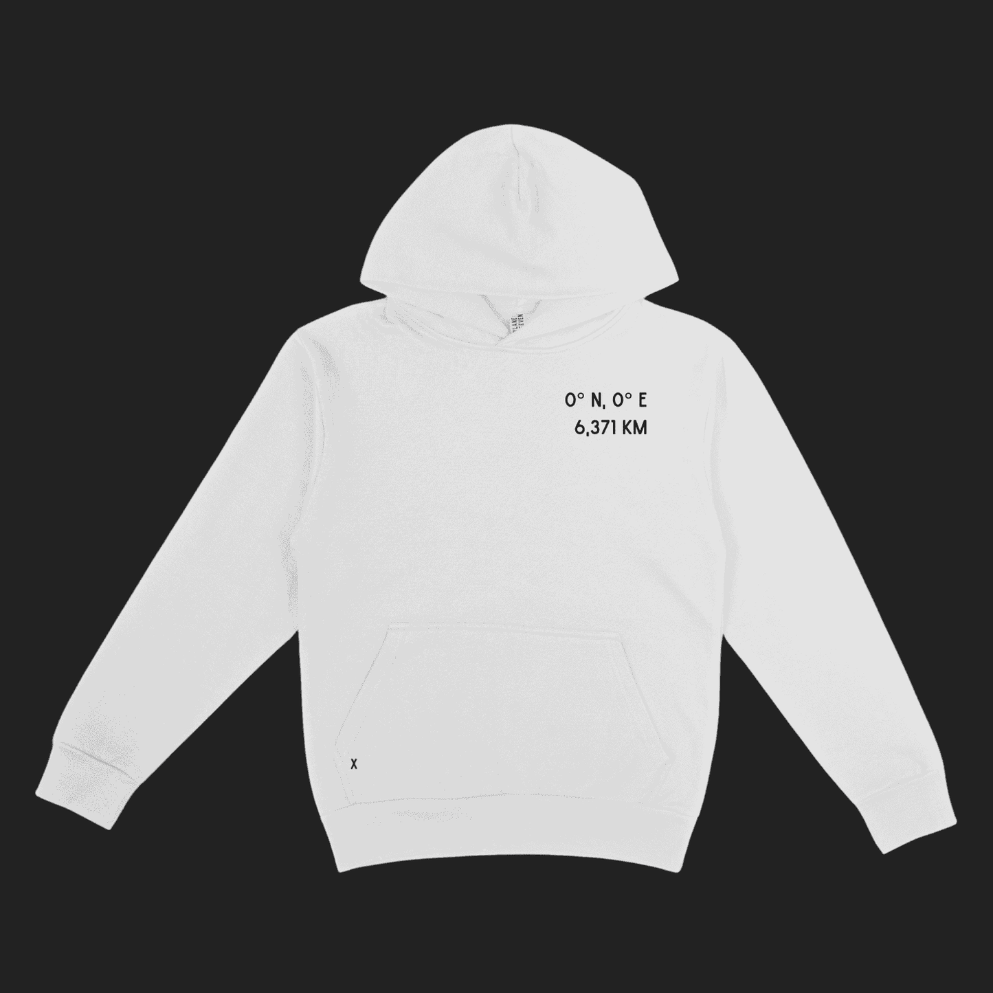 Center of the World Hoodie in White