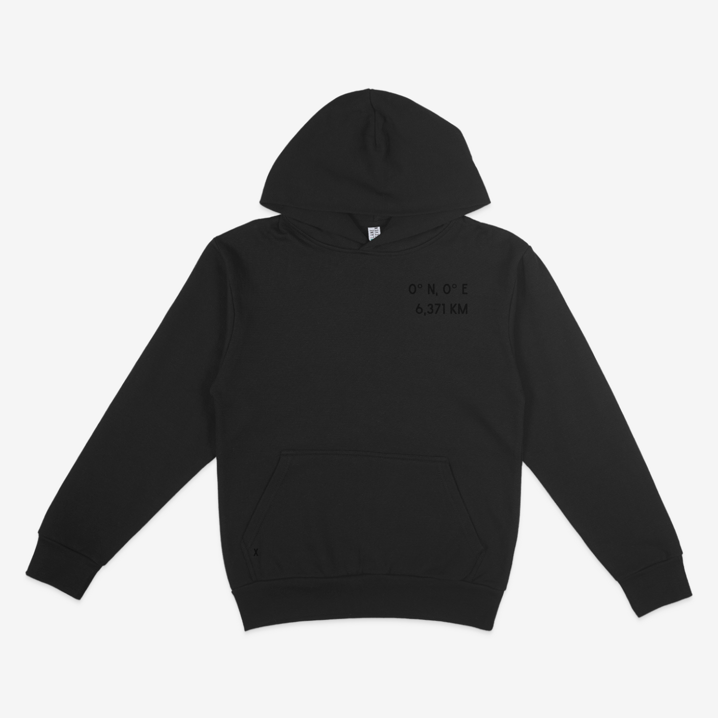 Center of the World Hoodie in Black